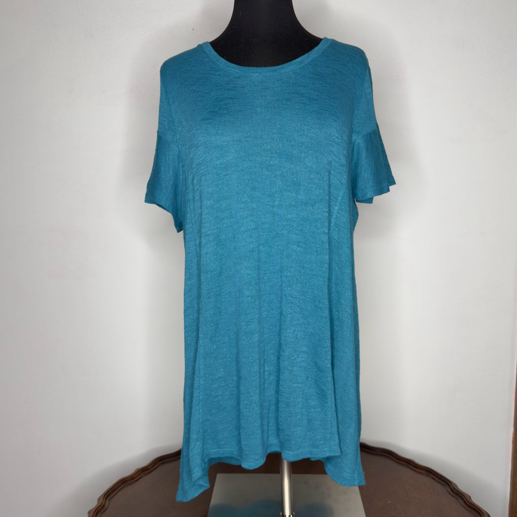 Lane Bryant Flutter Sleeve Top - Size 1X (14/16)