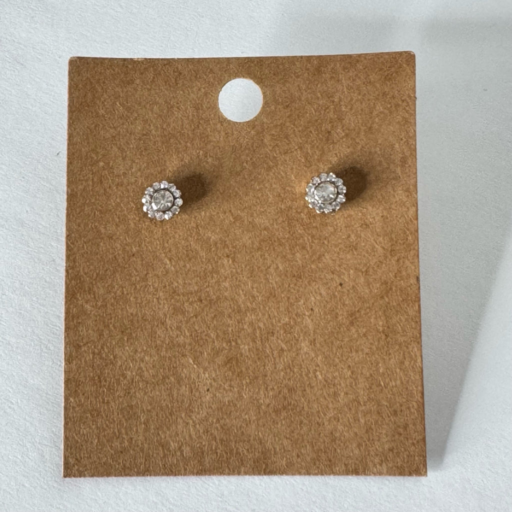 Cubic Zirconia Stud Earrings