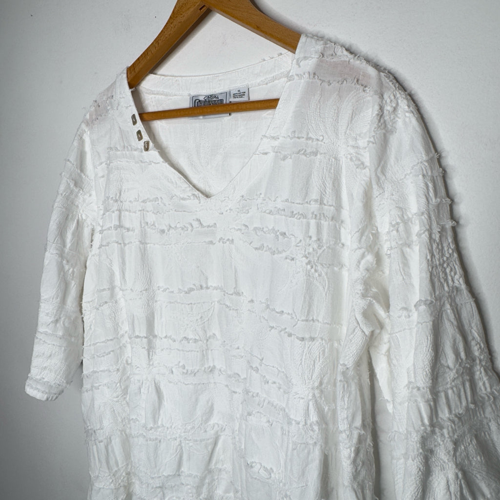 Casual Cottonseed Wear Top - Size XL