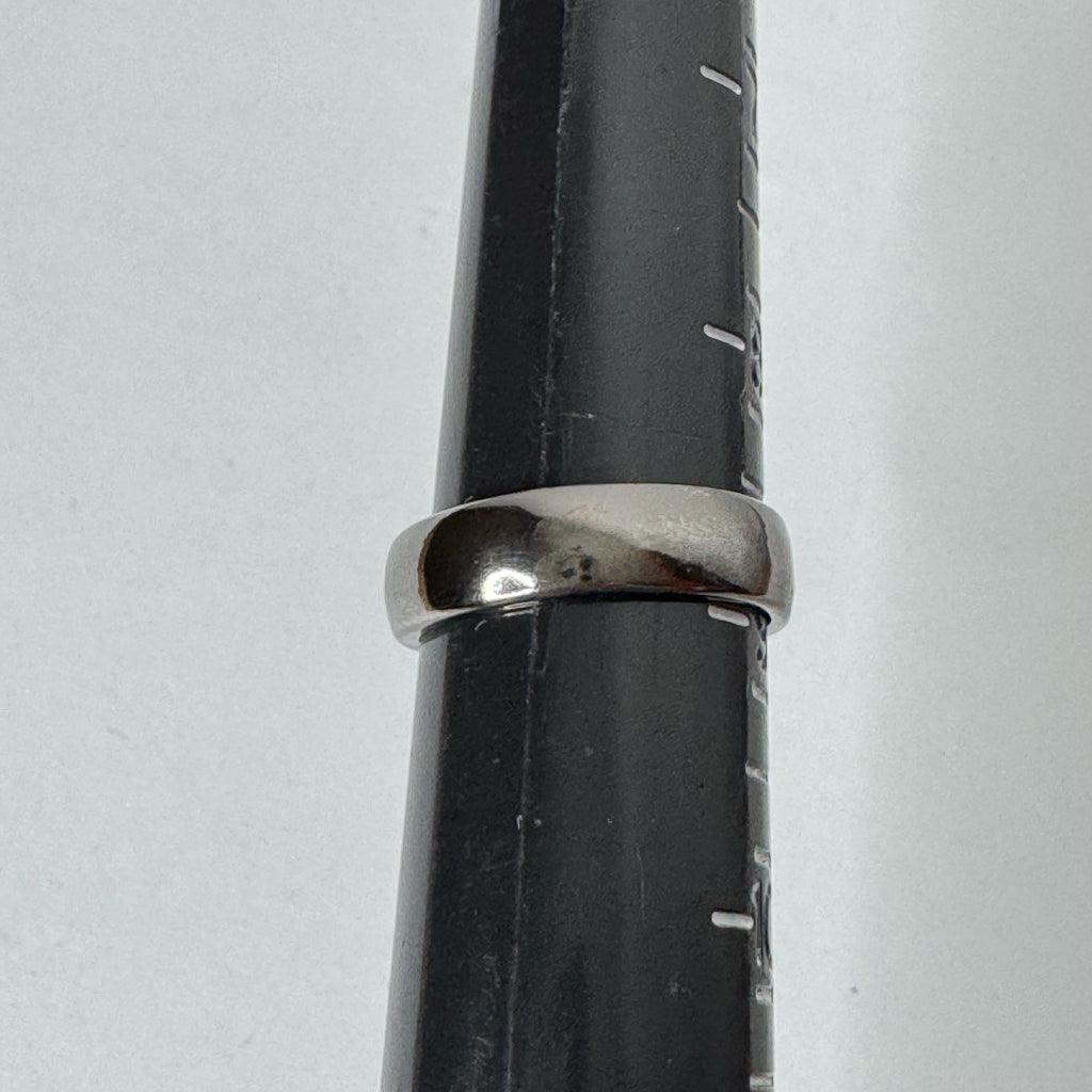Dark Gray Solid Band Ring - Size 9