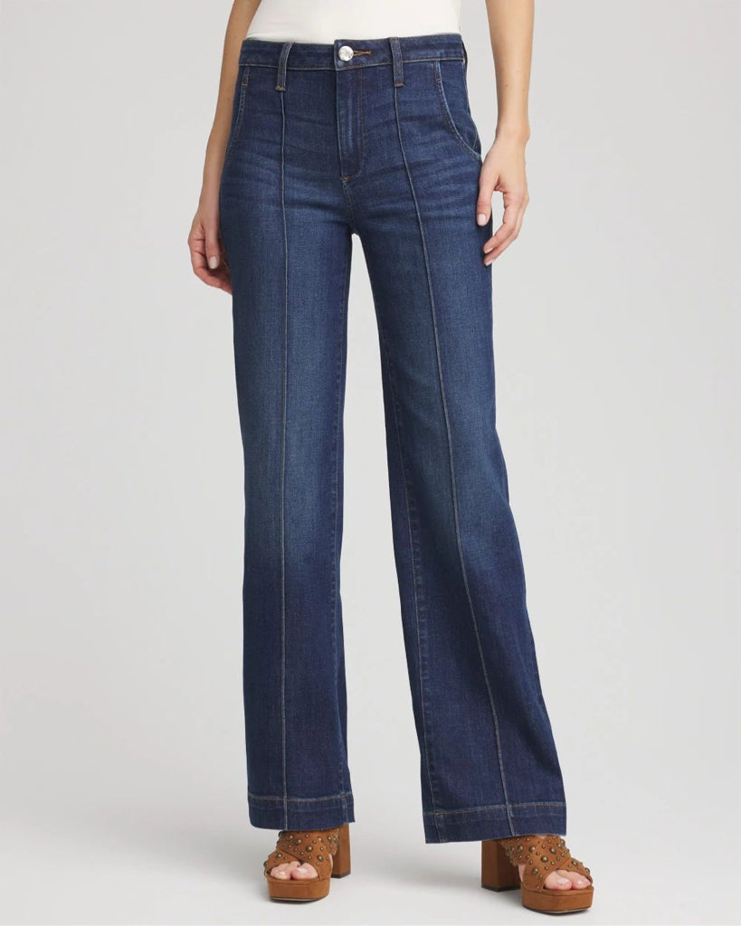 Chico's High Rise Straight Leg Jeans - Size 14