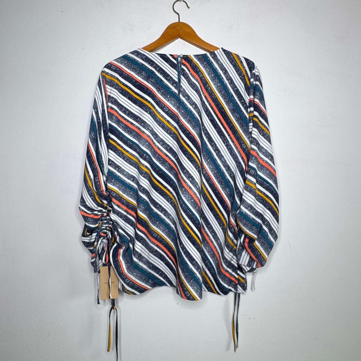 Halogen Striped Ruched Top - Size XXL