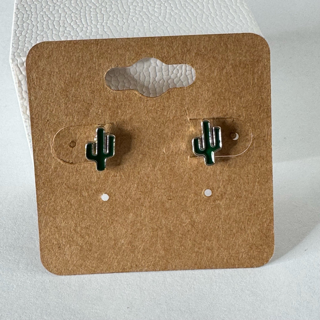 Cactus Stud Earrings
