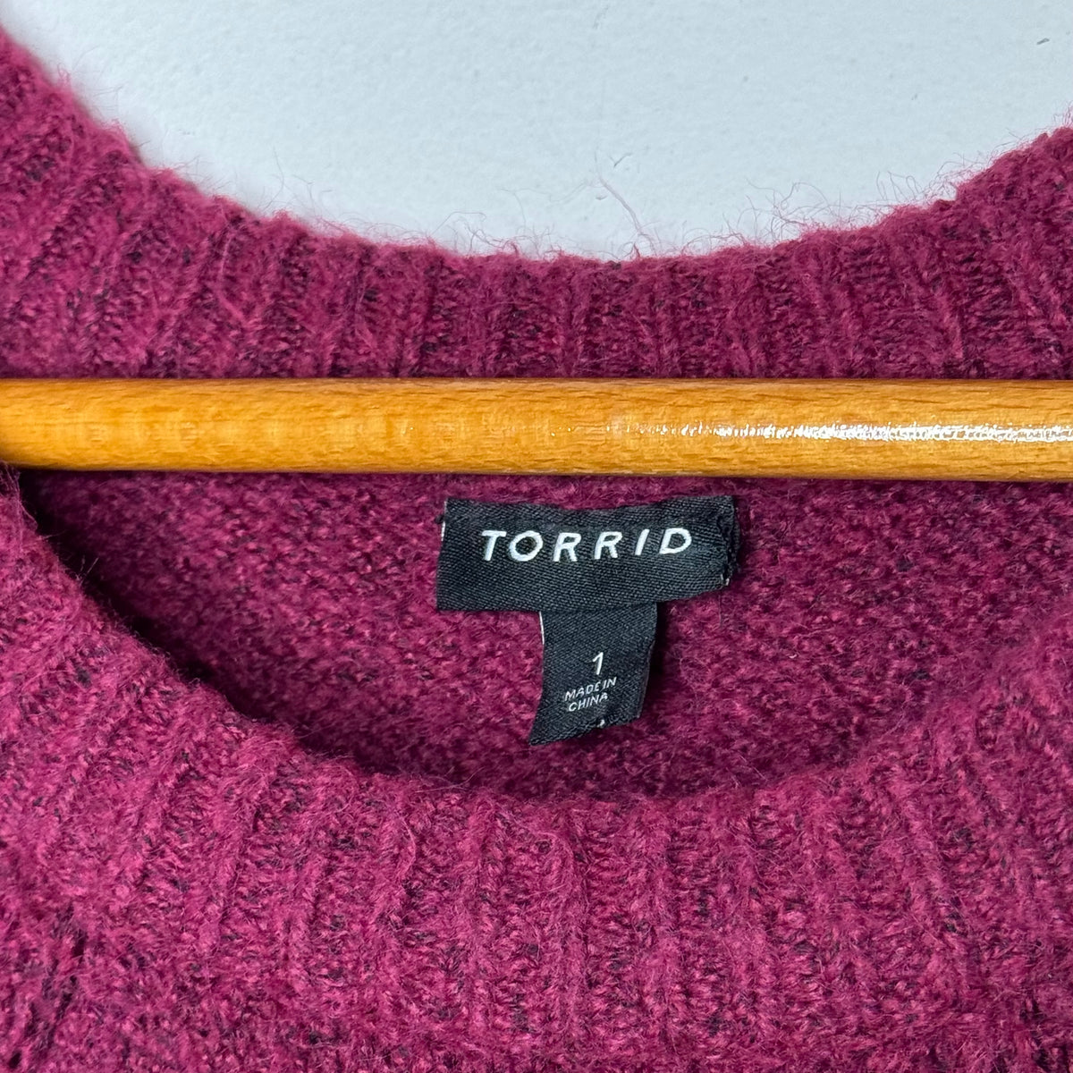Torrid Vegan Cashmere Pullover Crew Neck Tunic Sweater - Size 1X