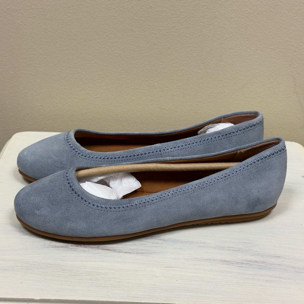 Zodiac Sonia Washed Denim Blue Flats - Size 8 1/2