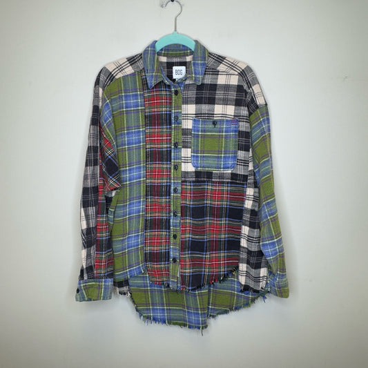 BDG Plaid Flannel Shirt - Size Small