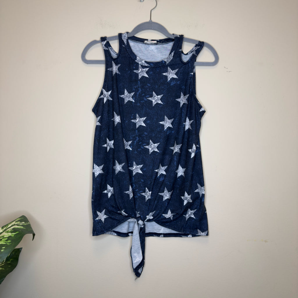 BiBi Star Print Tank Top - Size Small
