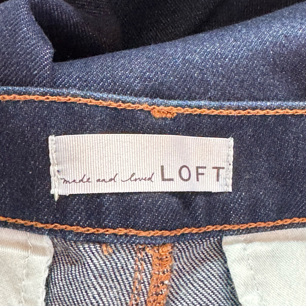 Loft High Rise Wide Leg Trouser Jeans - Size 14