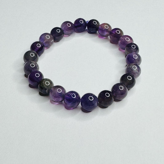 Inga Ann's Amethyst Beaded Bracelet