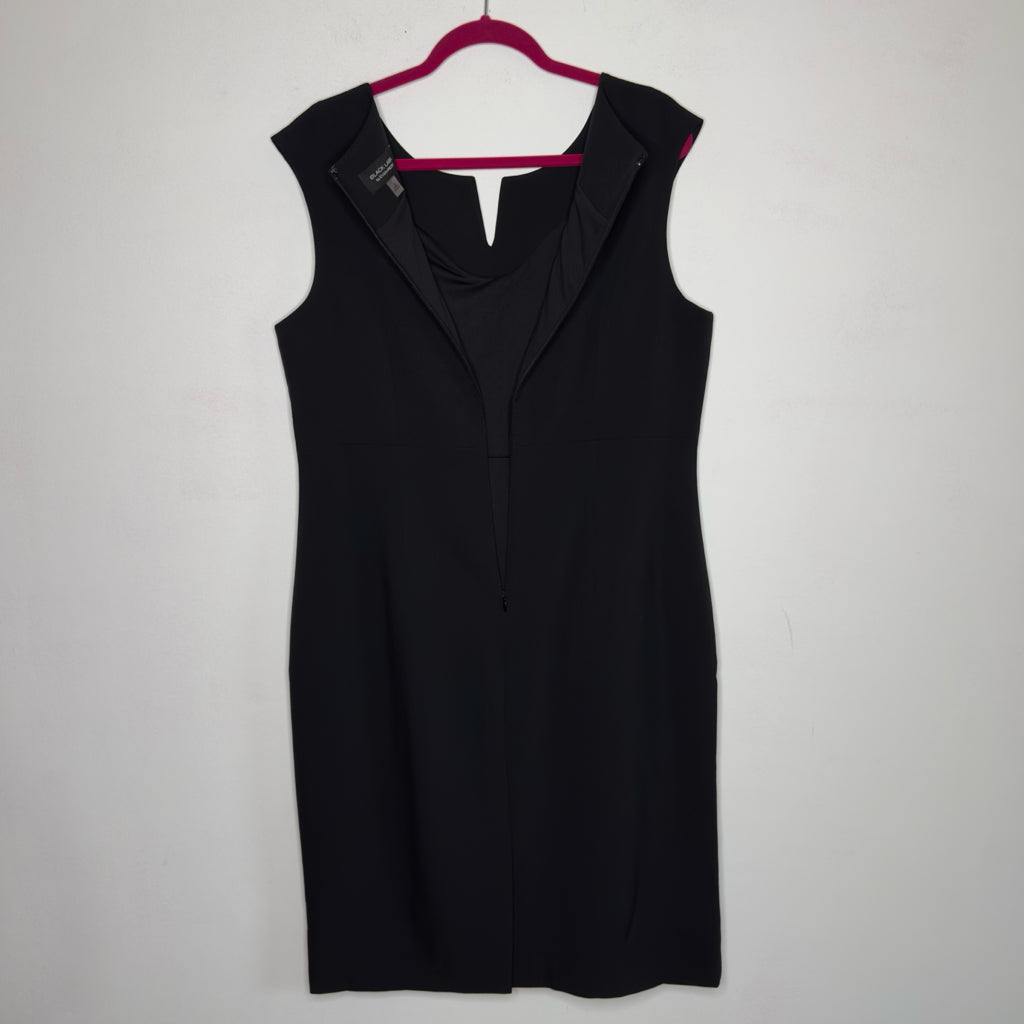 Black Label by Evan Picone Sheath Dress - Size 14
