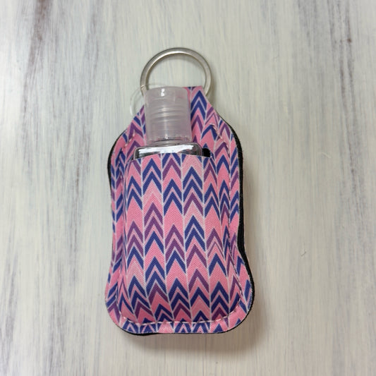 Hand Sanitizer Holder - Multicolor ZigZag