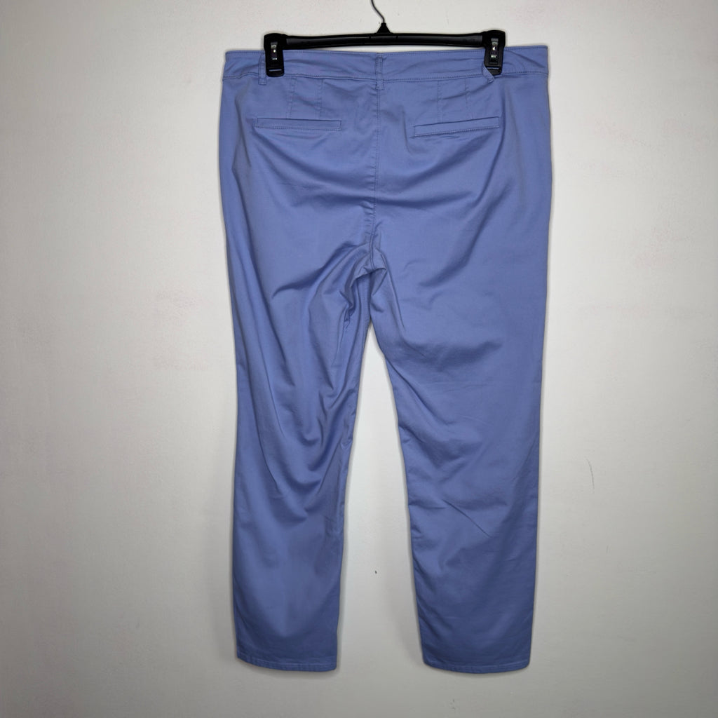 Loft "Marisa" Periwinkle Chino Pants - Size 14
