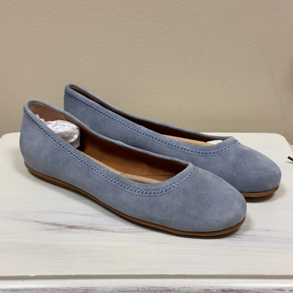 Zodiac Sonia Washed Denim Blue Flats - Size 8 1/2
