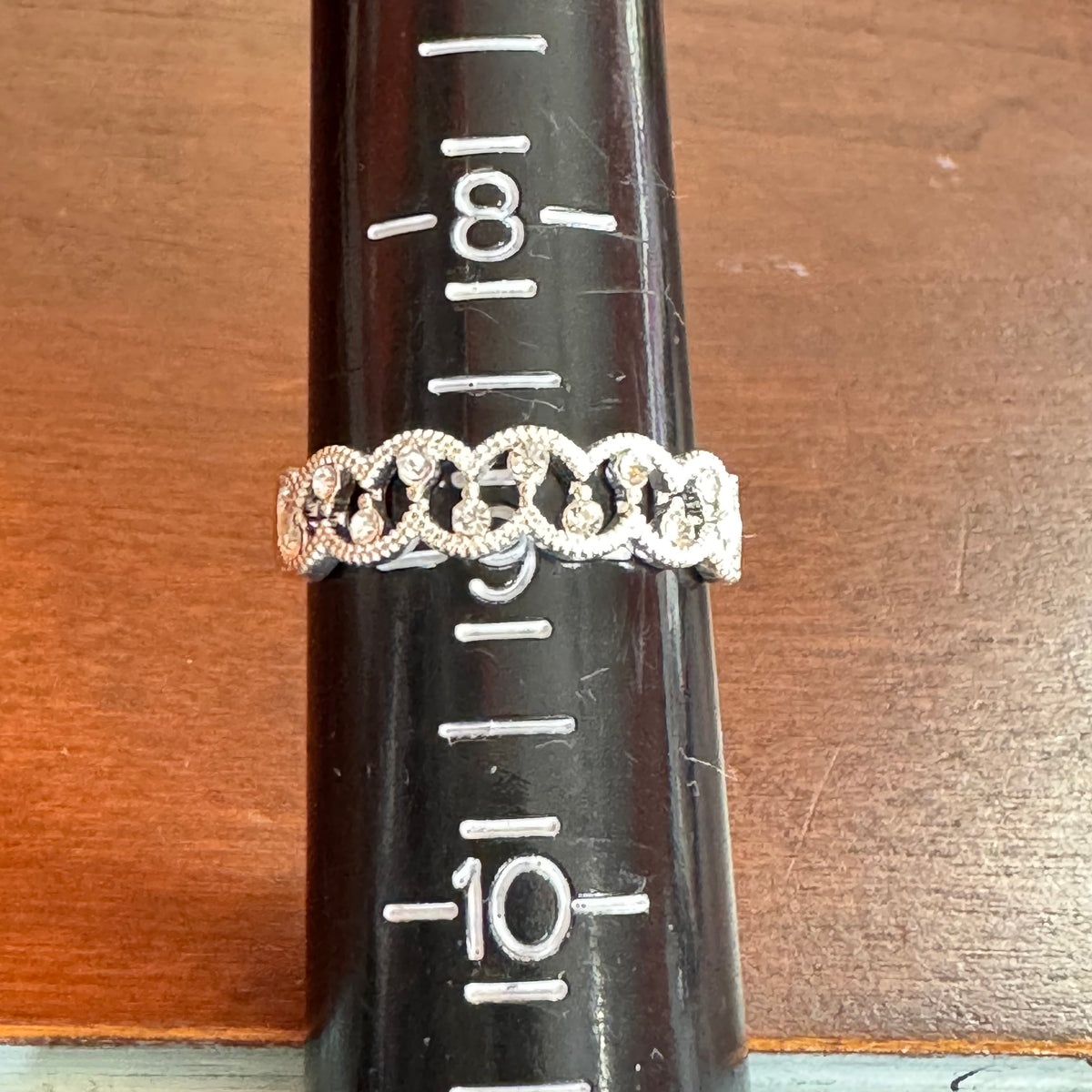 Milgrain Edge Eternity Band - Size 9
