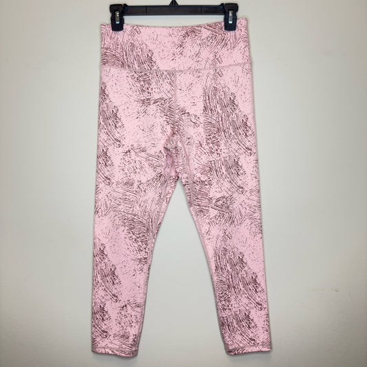 Zyia Active Pink Etching Light N Tight Hi-Rise 7/8 24” - Size 8-10