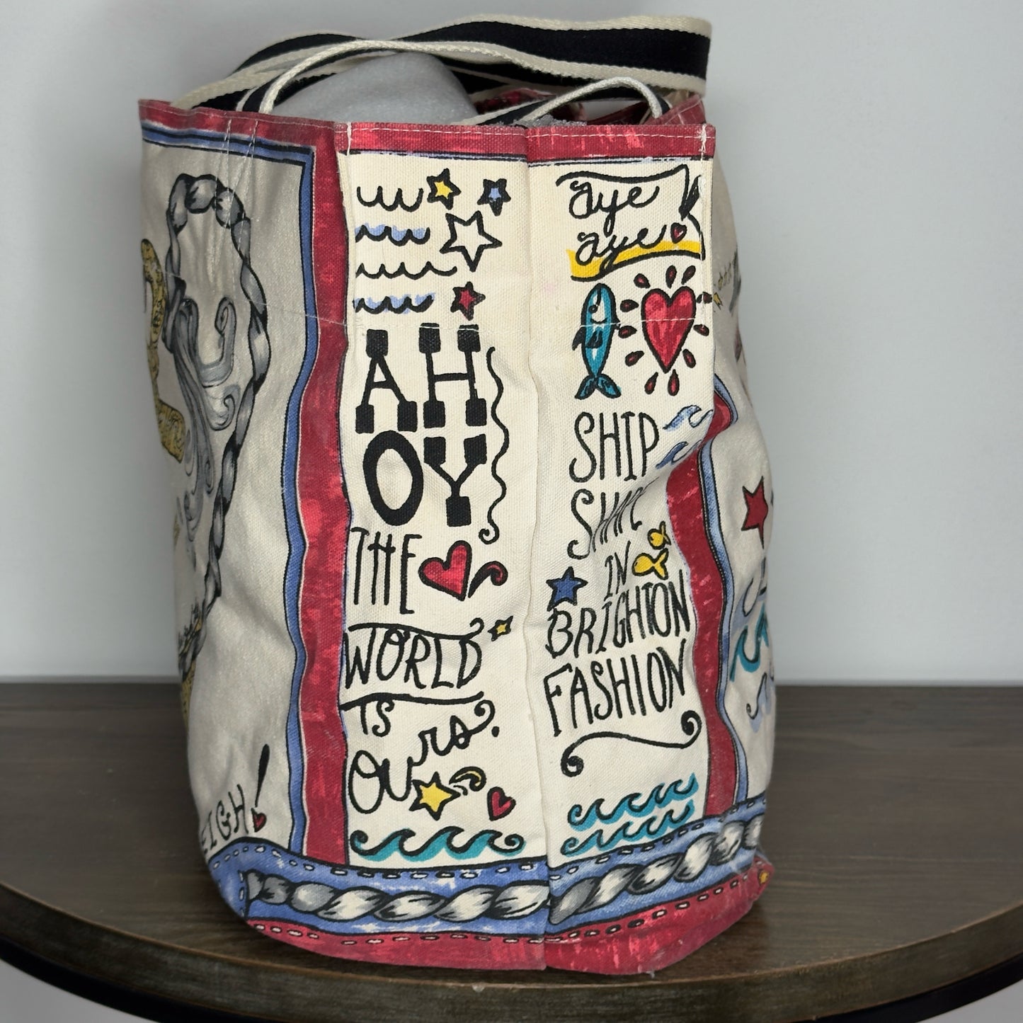 Brighton Seas The Day Canvas Tote