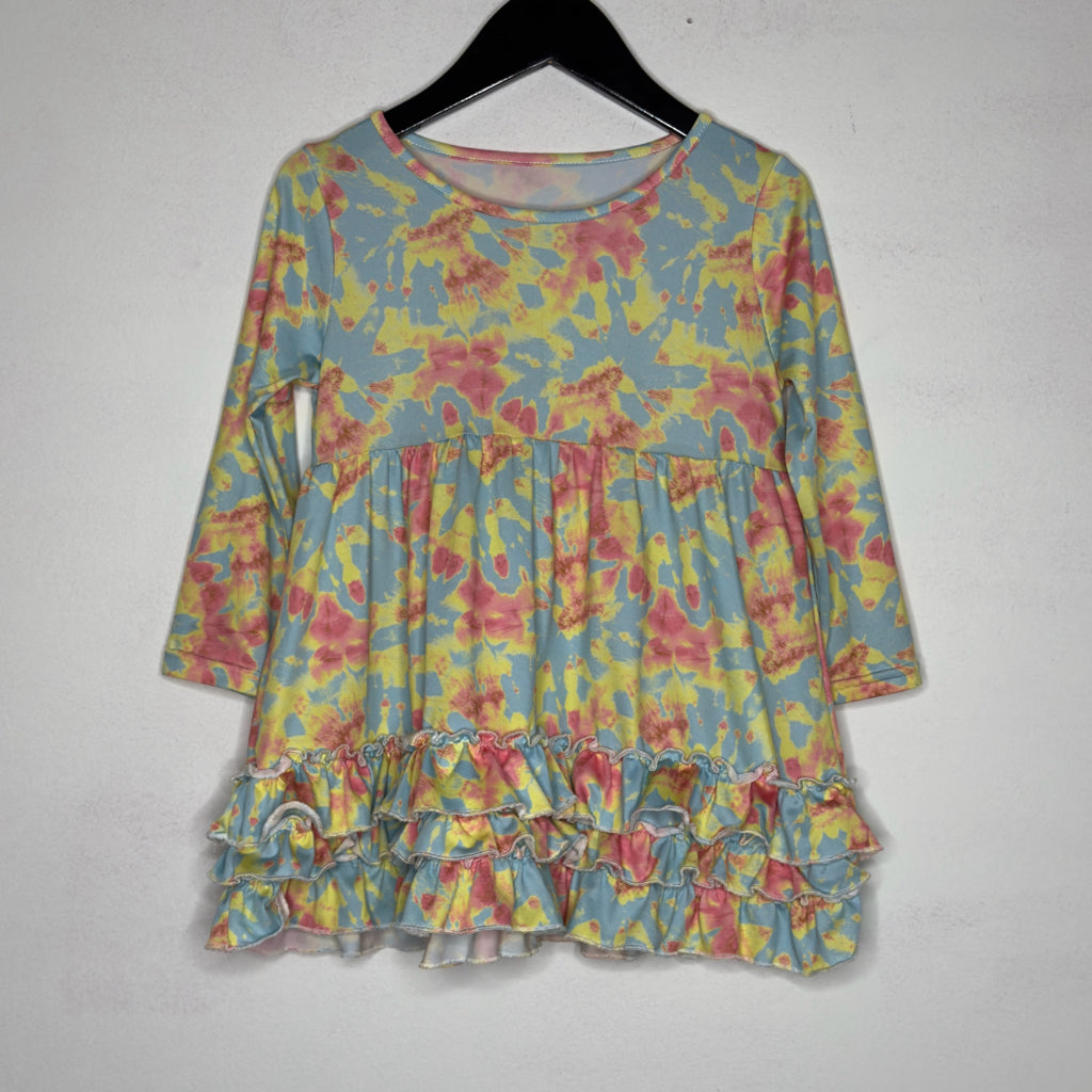Ruffle Trim Dress - Size 3 Youth