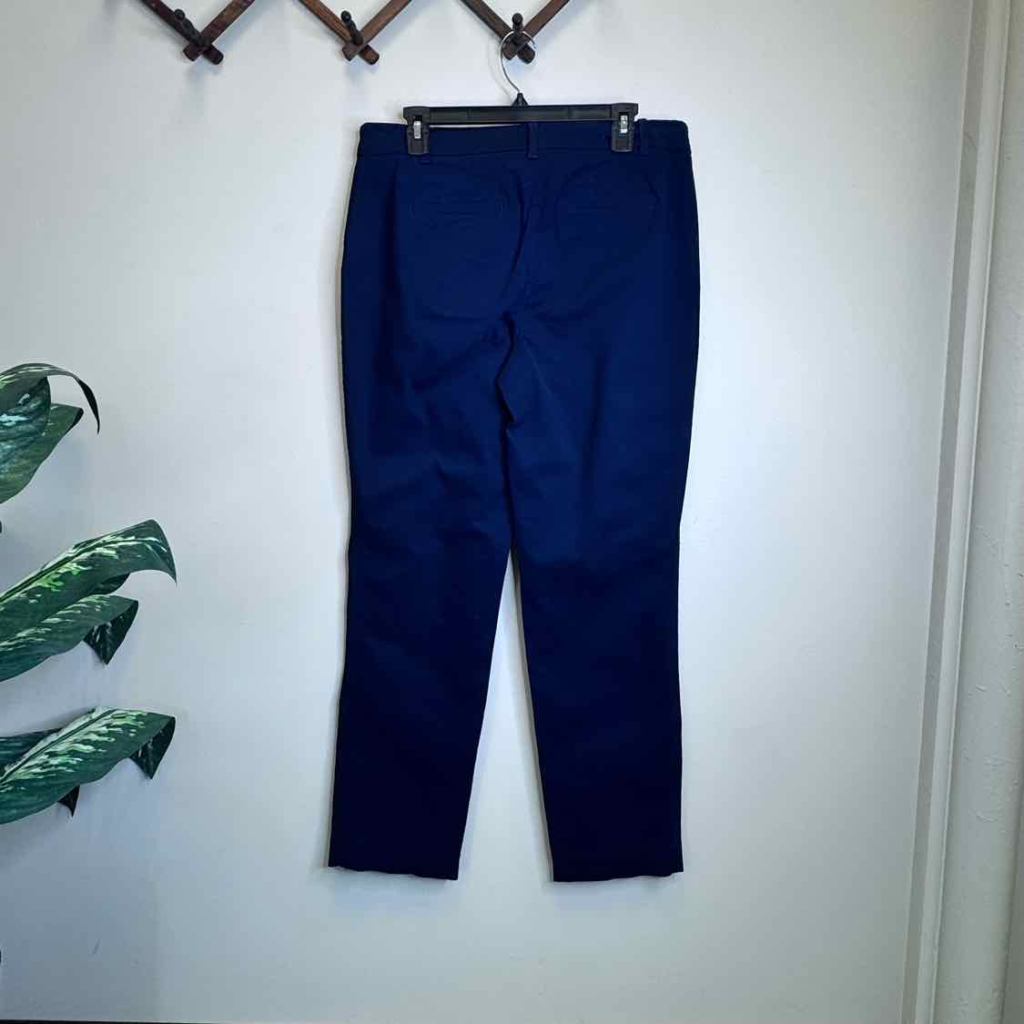 TALBOTS Navy Blue Chino Pants - Size 8