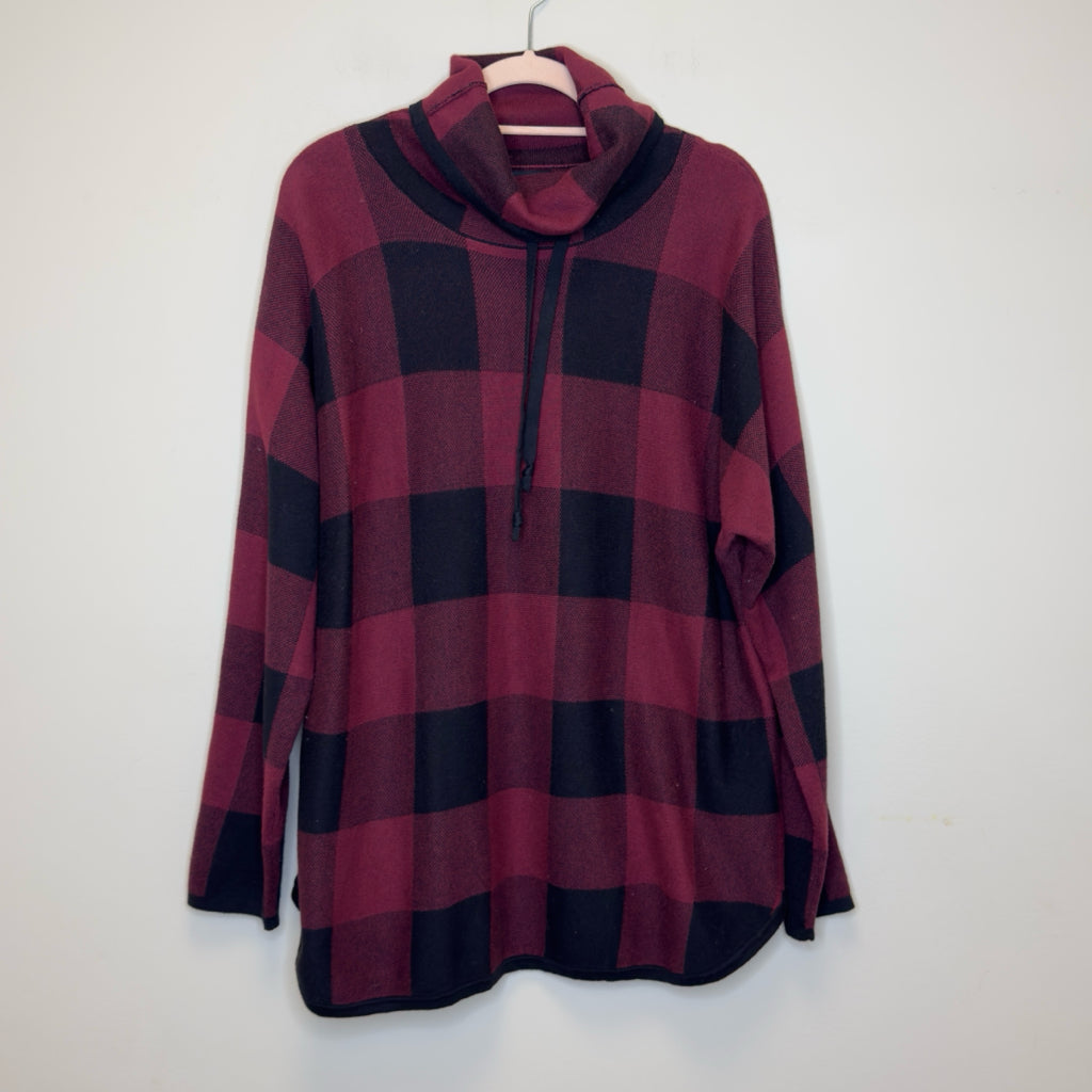 Adrienne Vittadini Cowl Neck Sweater - Size XL