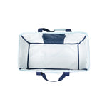 GeckoBrands Large Utility Tote - Blue & White Striped