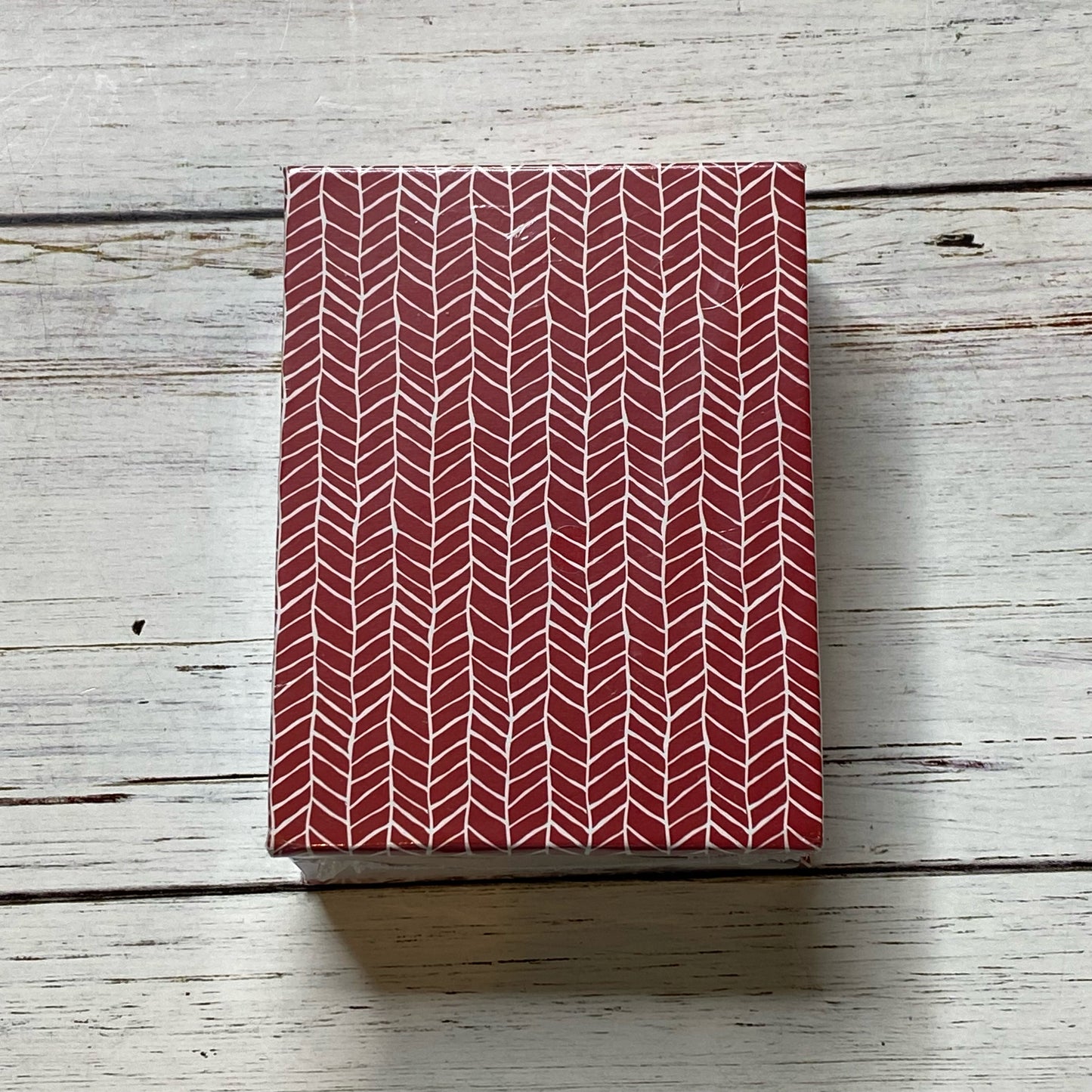 Izzy B Mini Notepad - Red & White