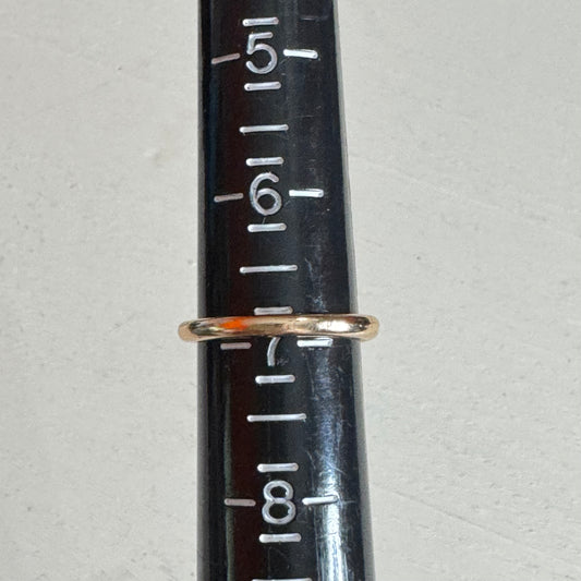 Yellow Gold Band Ring - Size 7