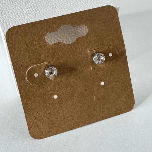 Rhinestone Stud Earrings