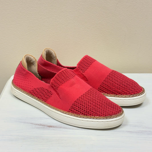 UGG Australia Red Sammy Knit Slip On Sneakers - Size 6 1/2