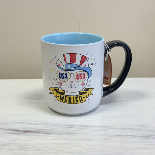 USA Cat Merica Mug