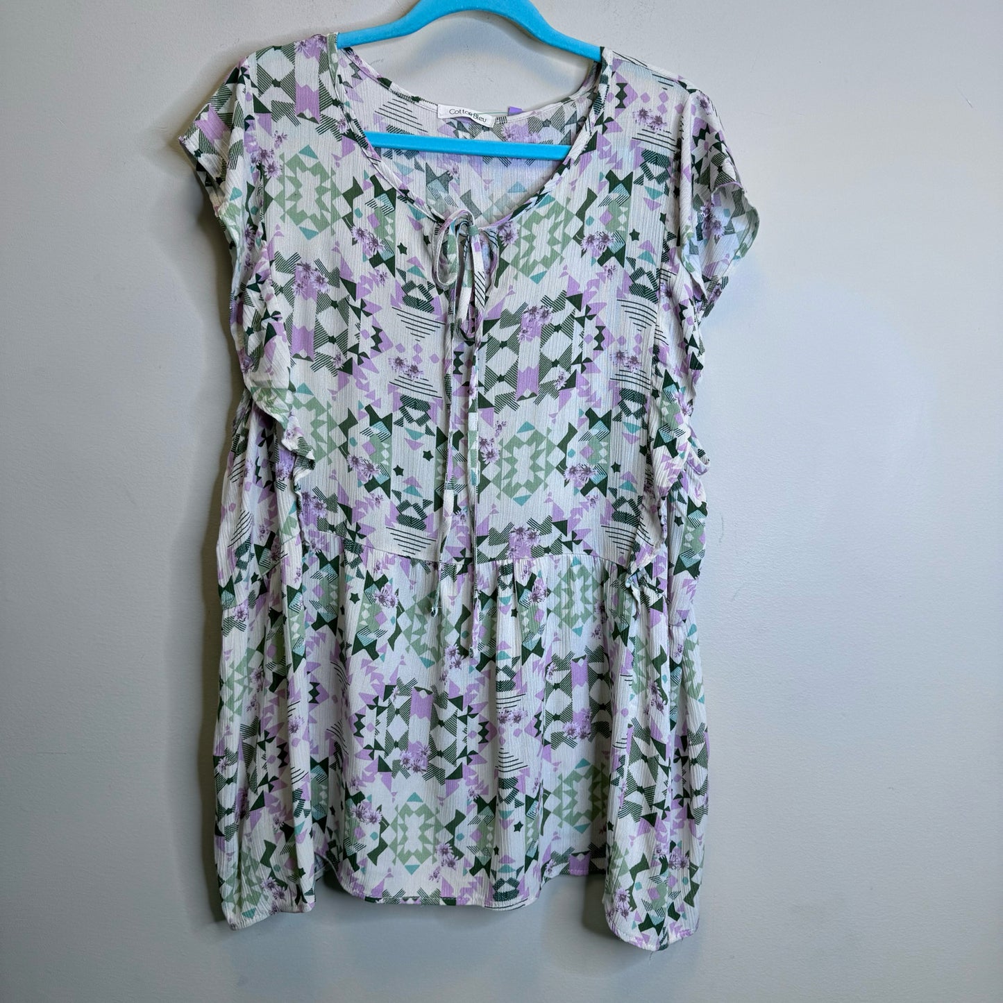 Cotton Bleu Top - Size XL