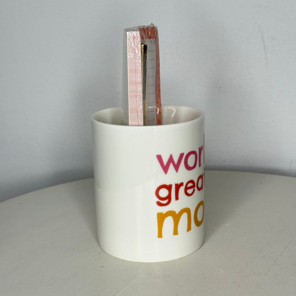 World’s Greatest Mom Mug & Notepad Set