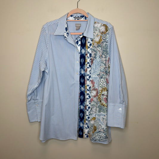 Chico's Popover No Iron Top - Size Large