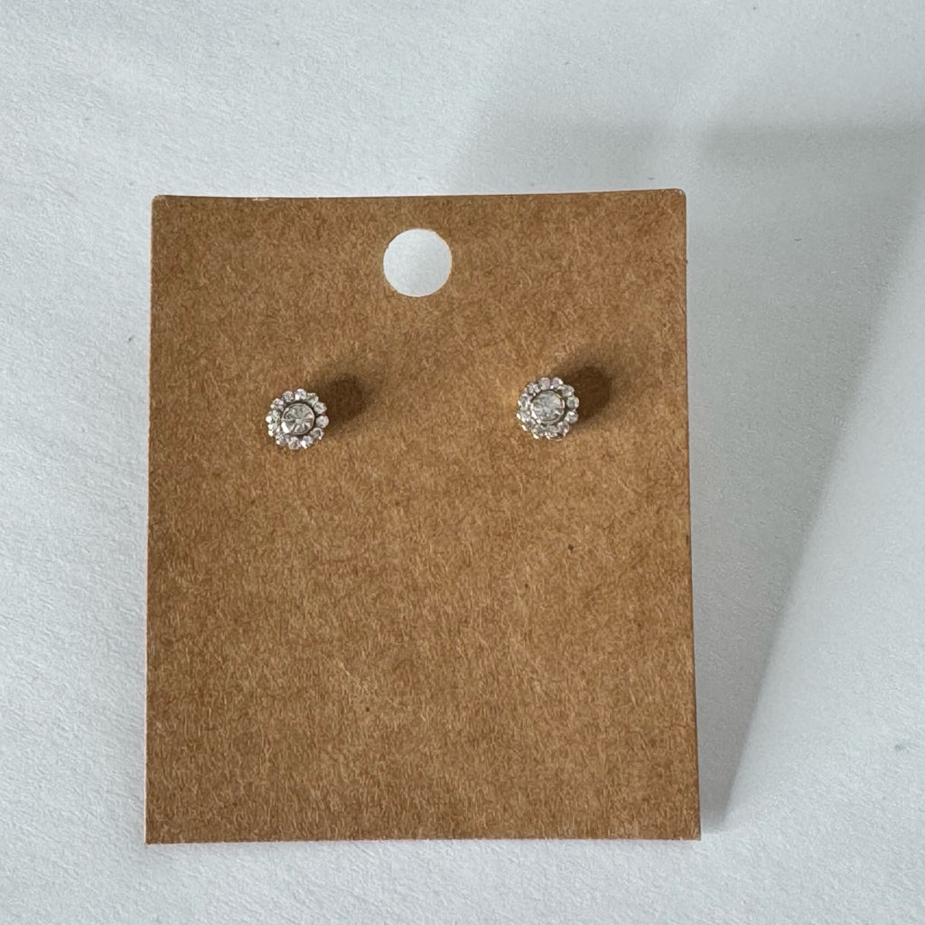 Cubic Zirconia Stud Earrings