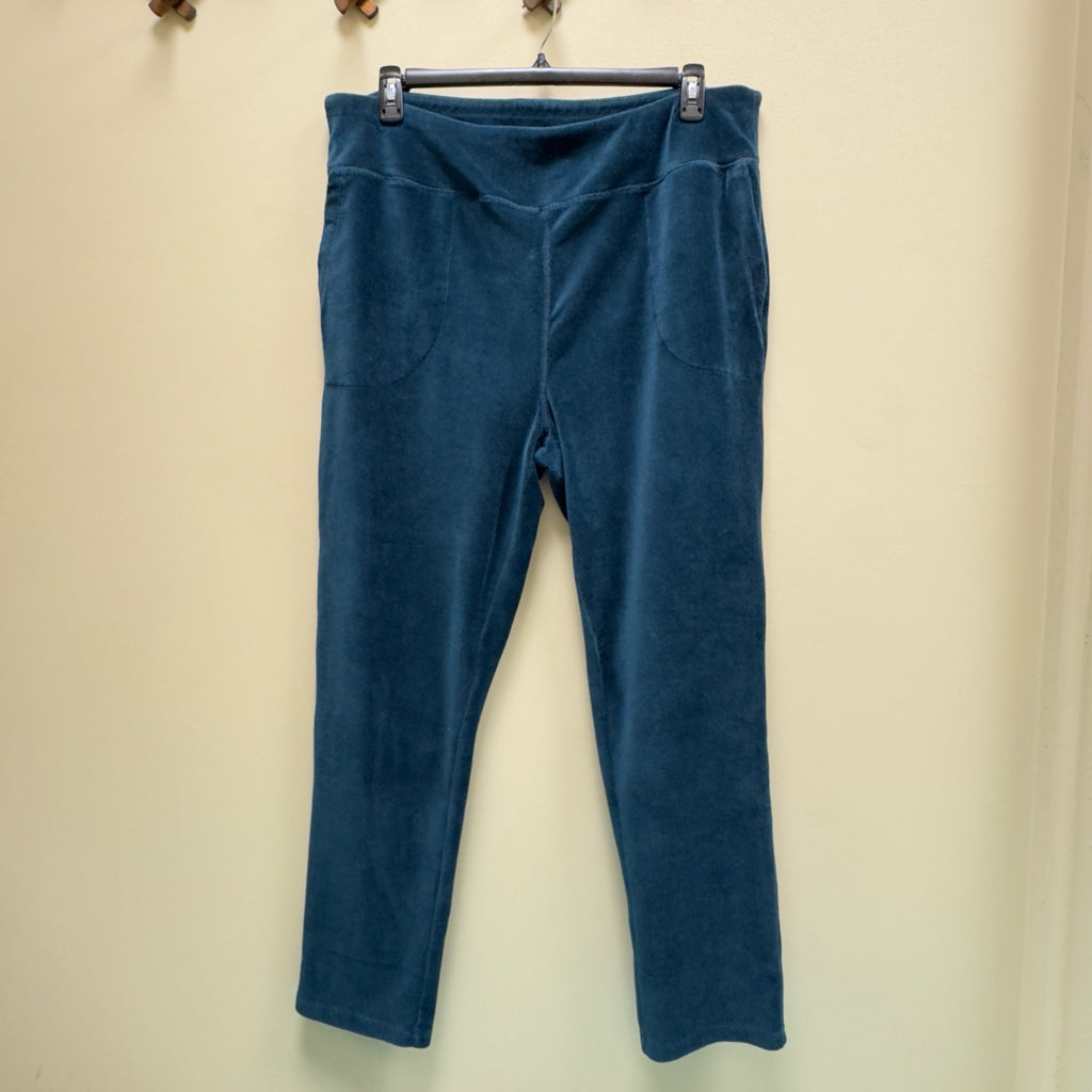 Susan Graver Weekend Knit Corduroy Ankle Pants - Size 1X