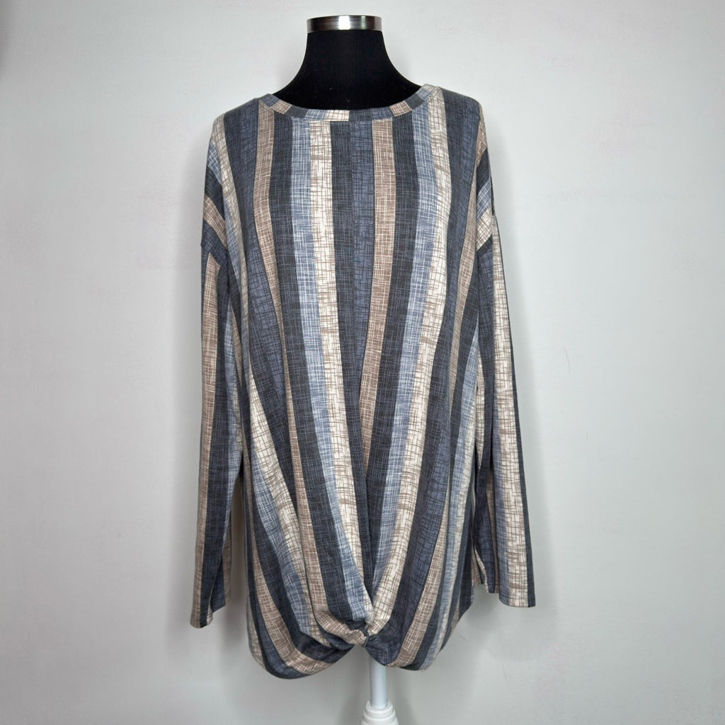 TruSelf Twist Front Top - Size 2X