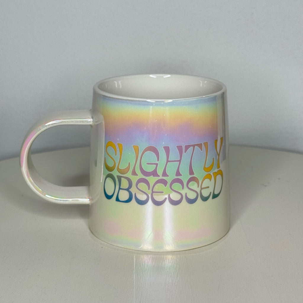 Slightly Obsessed Iridescent Stoneware Mug
