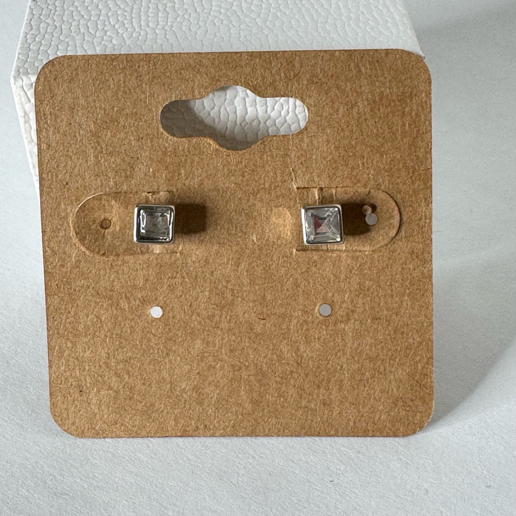 Square Stud Earrings