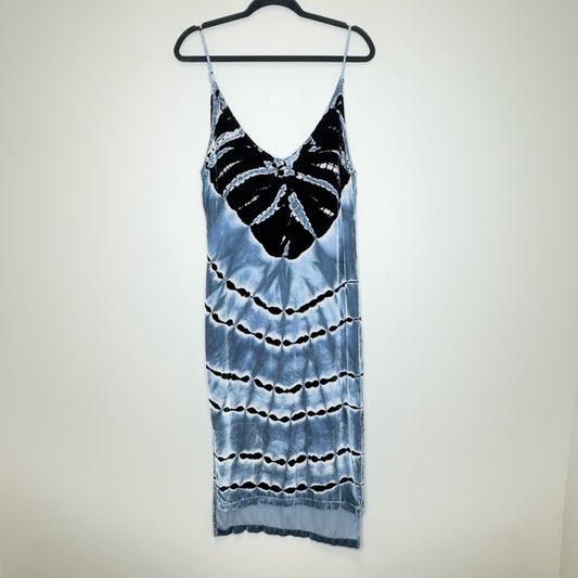 YFB Young Fabulous & Broke Astrid Velvet Tie Dye Slip Dress - Size Small