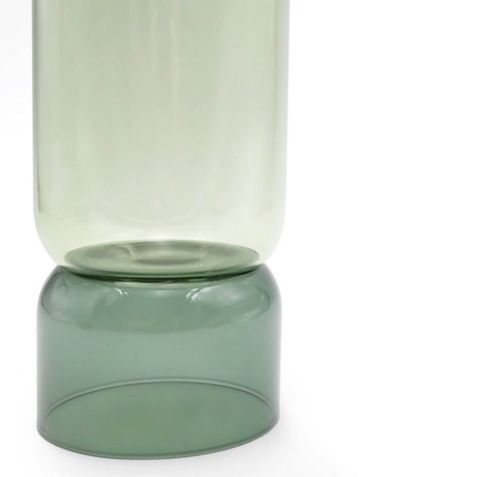 Glass Vase - Green