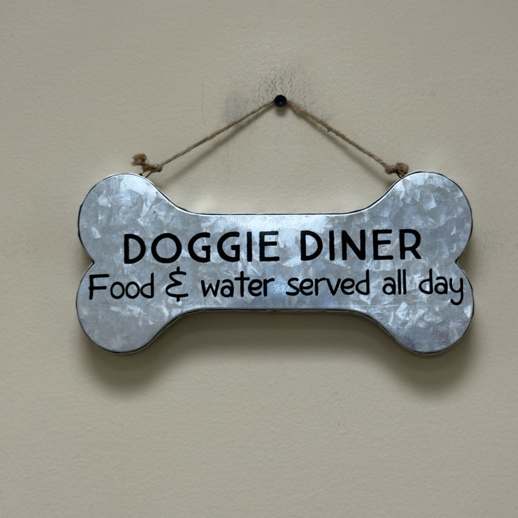 Doggie Diner Metal Sign