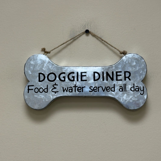 Doggie Diner Metal Sign