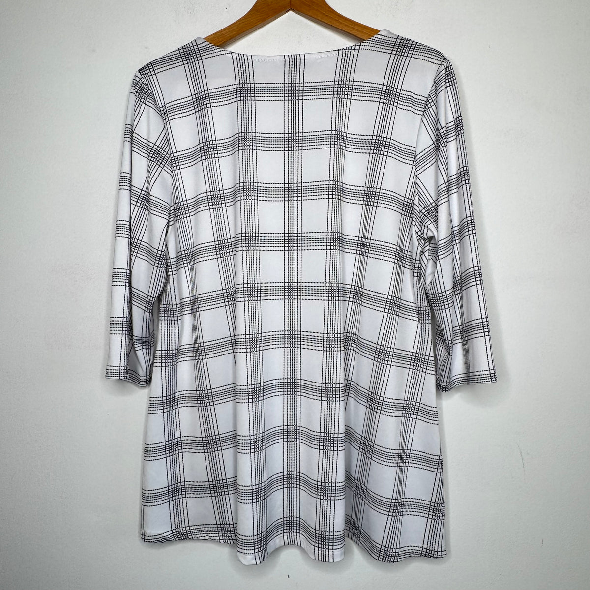 Croft & Barrow Plaid Top With Pockets - Size XL