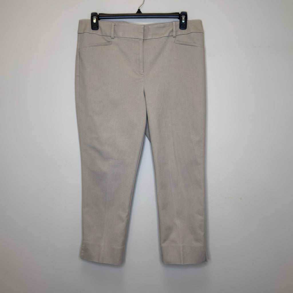 Loft "The Riviera Pant" Khaki Julie Pants - Size 14