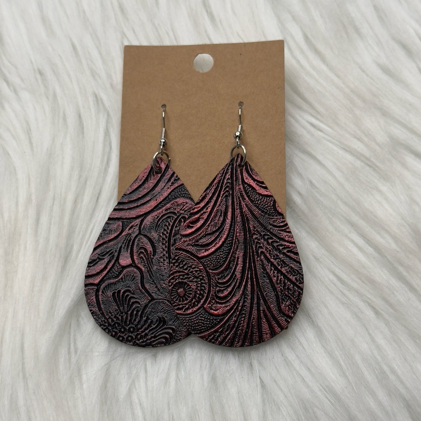 Embossed Earrings