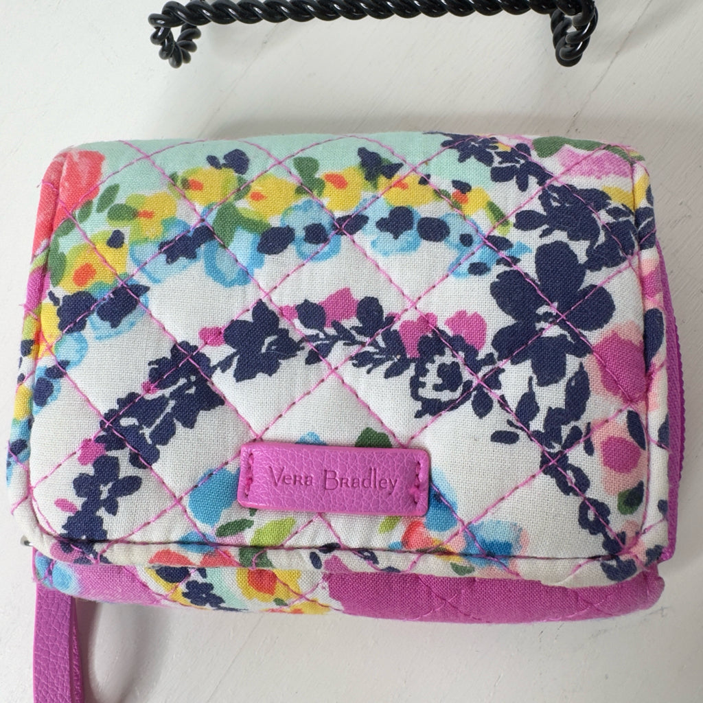 Vera Bradley Card Case Wallet - Wildflower Paisley