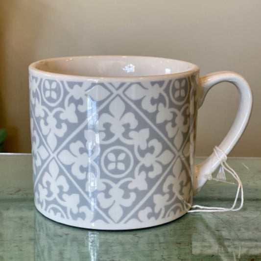 Gray & White Mug