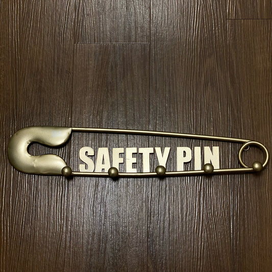 Safety Pin Coat Hook