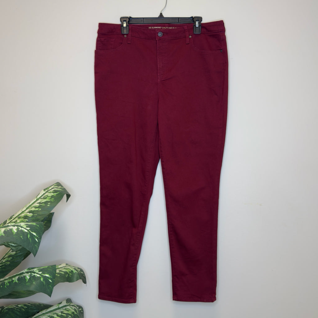 Chico's So Slimming Girlfriend Ankle Jeans - Size 14 Tall