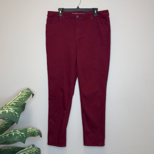 Chico's So Slimming Girlfriend Ankle Jeans - Size 14 Tall