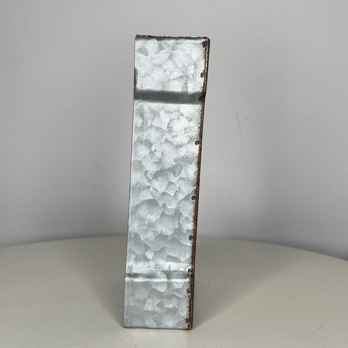“L” Galvanized Metal Letter